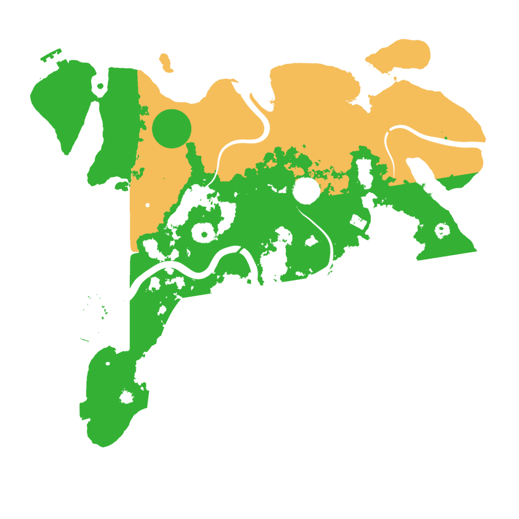 Biome Rust Map: Procedural Map, Size: 3500, Seed: 839071645