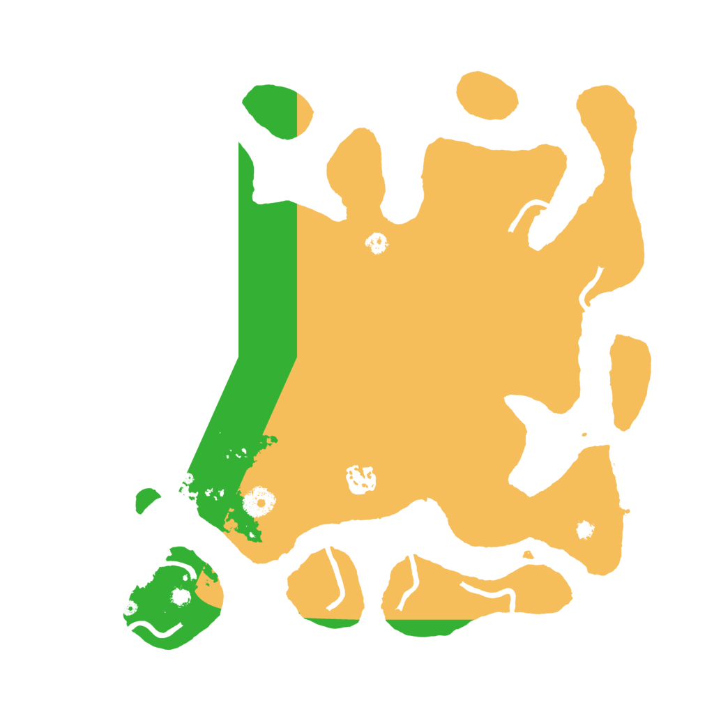Biome Rust Map: Procedural Map, Size: 3500, Seed: 320