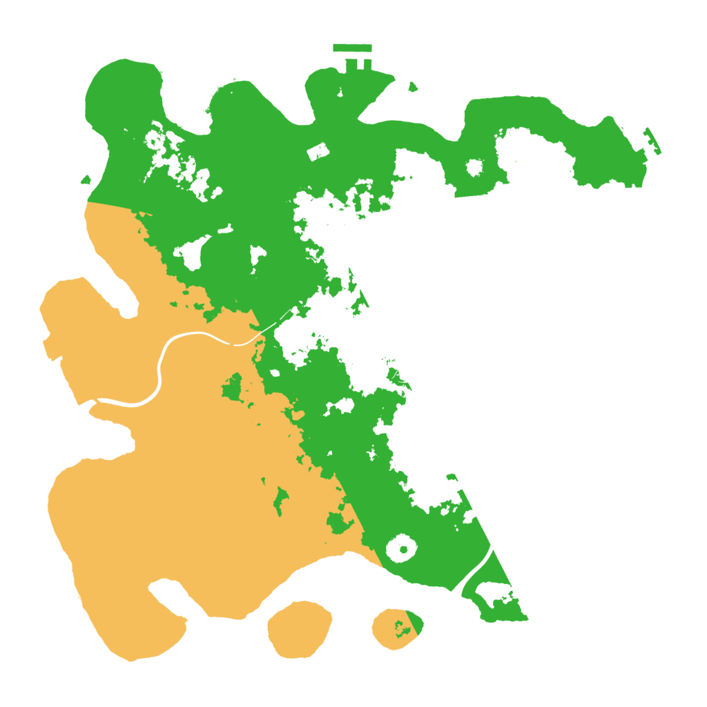 Biome Rust Map: Procedural Map, Size: 3700, Seed: 1561355650