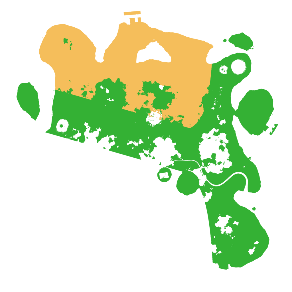 Biome Rust Map: Procedural Map, Size: 3501, Seed: 2147483647