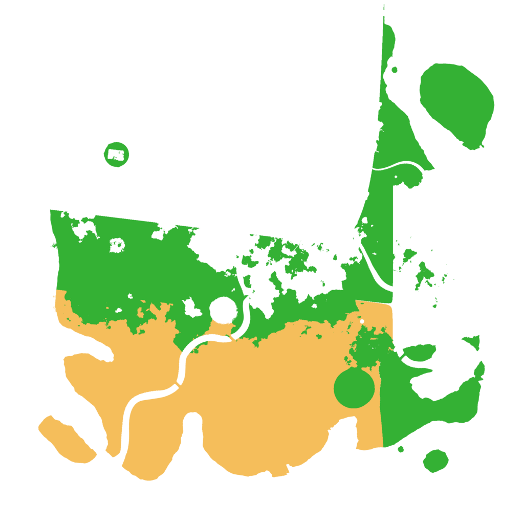 Biome Rust Map: Procedural Map, Size: 3500, Seed: 1919051193