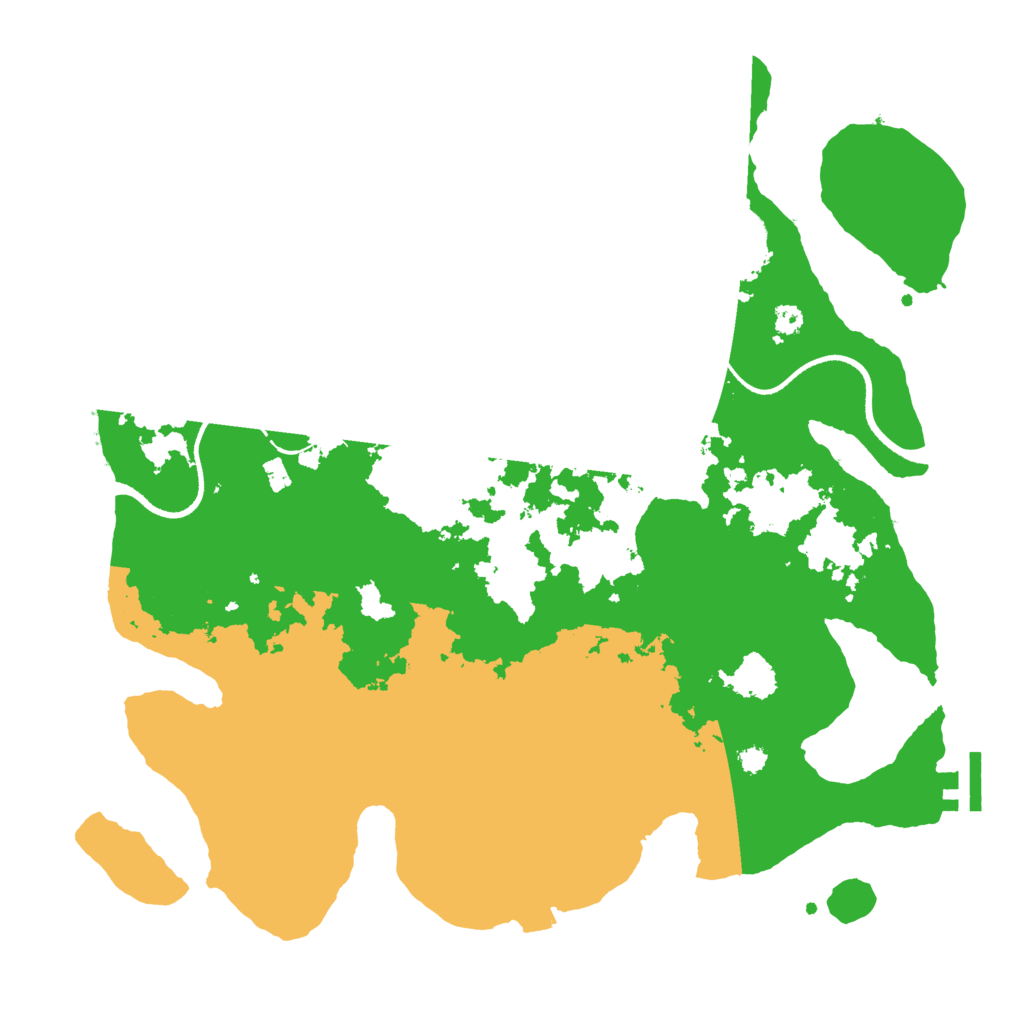 Biome Rust Map: Procedural Map, Size: 3500, Seed: 1919051193