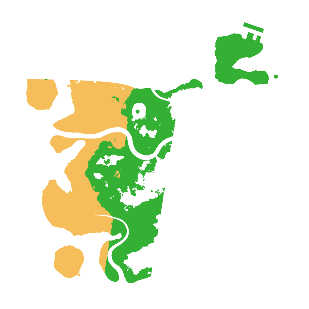 Biome Rust Map: Procedural Map, Size: 3000, Seed: 802304805