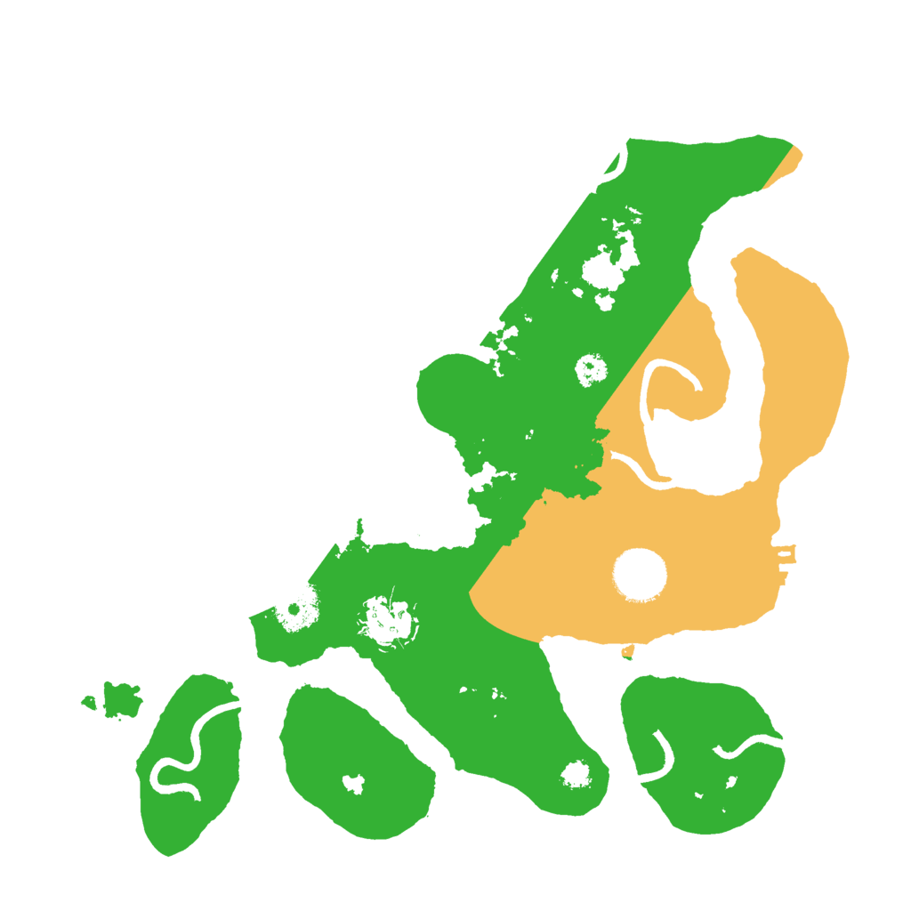 Biome Rust Map: Procedural Map, Size: 3000, Seed: 11364345