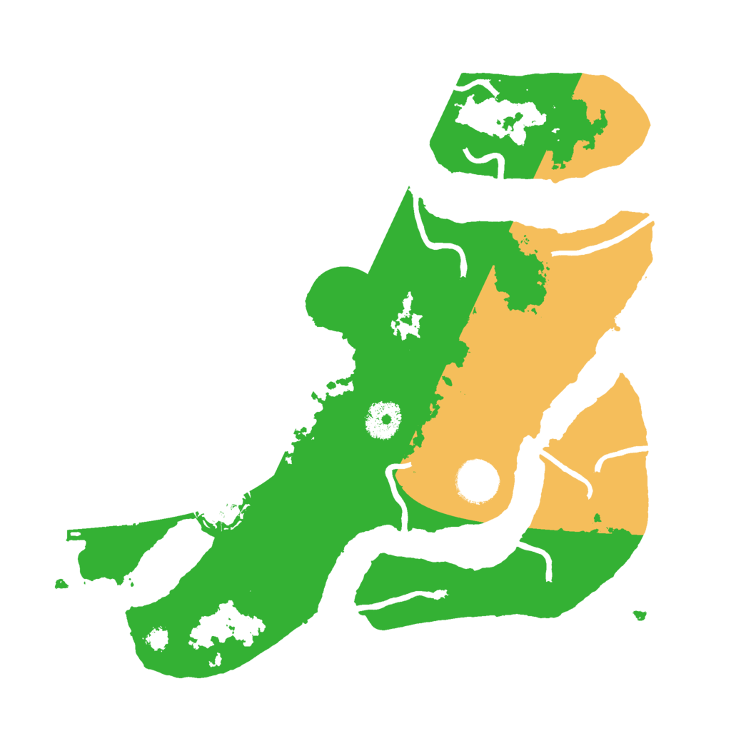 Biome Rust Map: Procedural Map, Size: 3000, Seed: 8173510