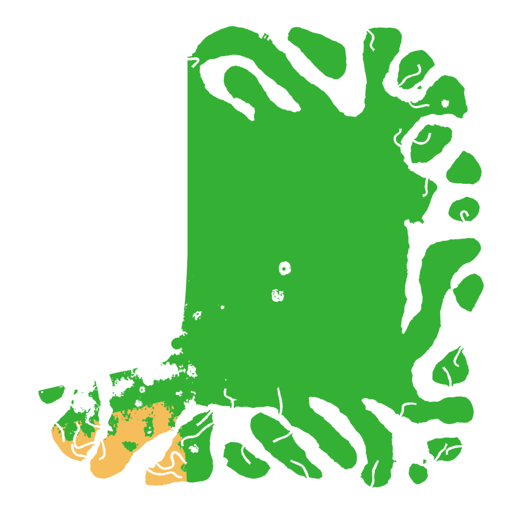 Biome Rust Map: Procedural Map, Size: 6000, Seed: 54768