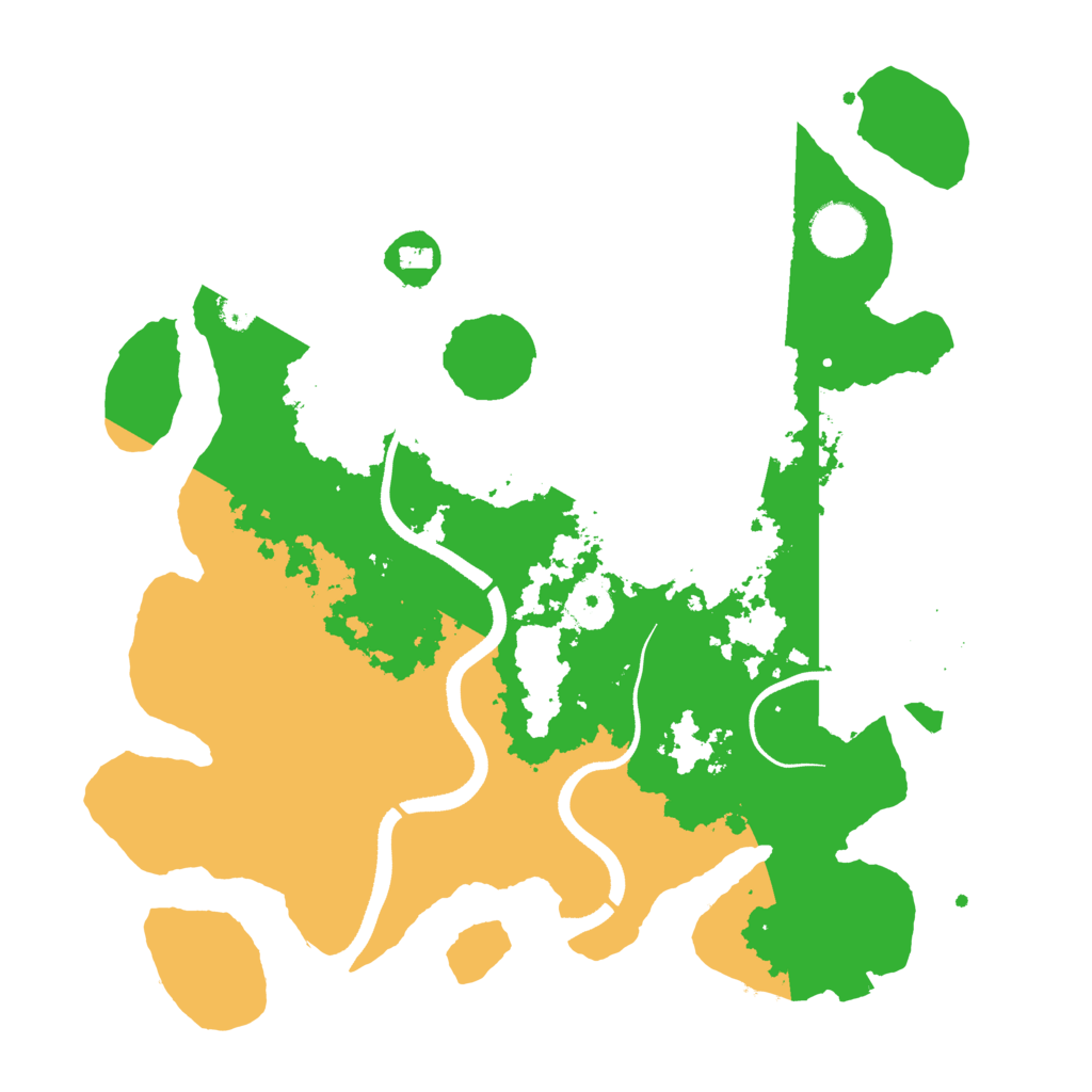 Biome Rust Map: Procedural Map, Size: 3500, Seed: 1825