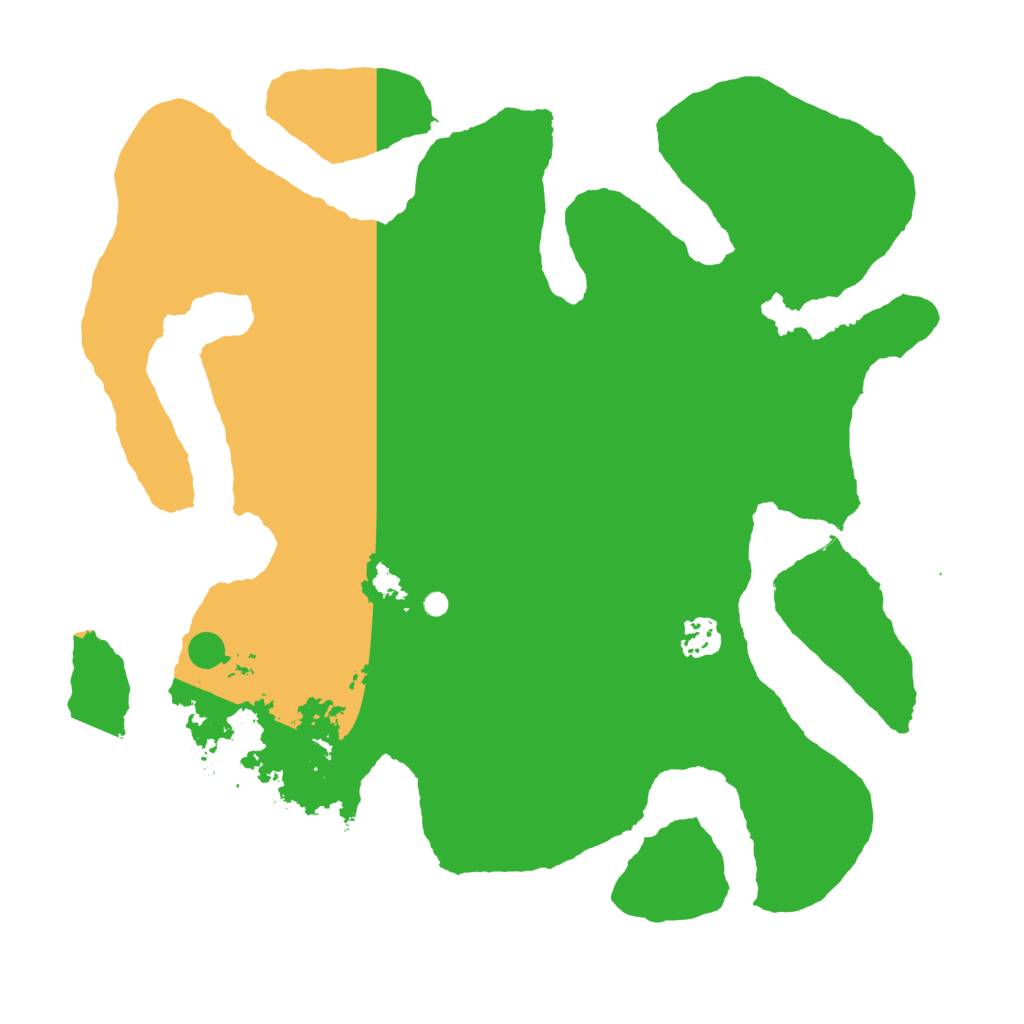 Biome Rust Map: Barren, Size: 3700, Seed: 2000370540