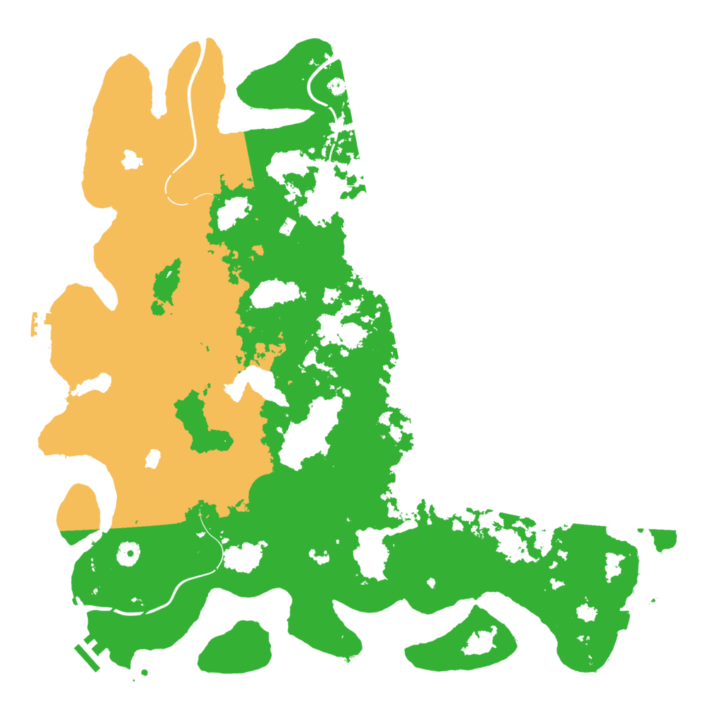 Biome Rust Map: Procedural Map, Size: 4500, Seed: 392018058
