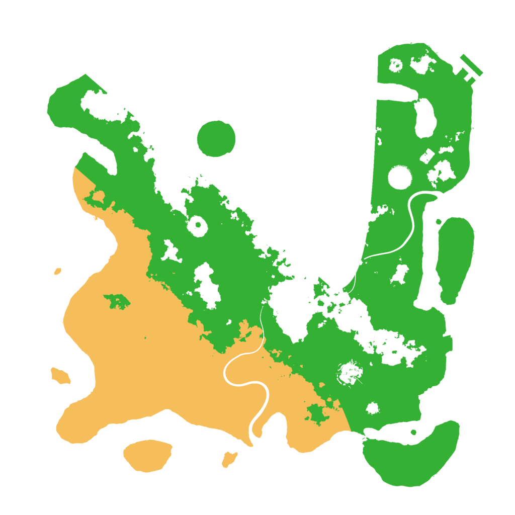 Biome Rust Map: Procedural Map, Size: 3800, Seed: 3642572