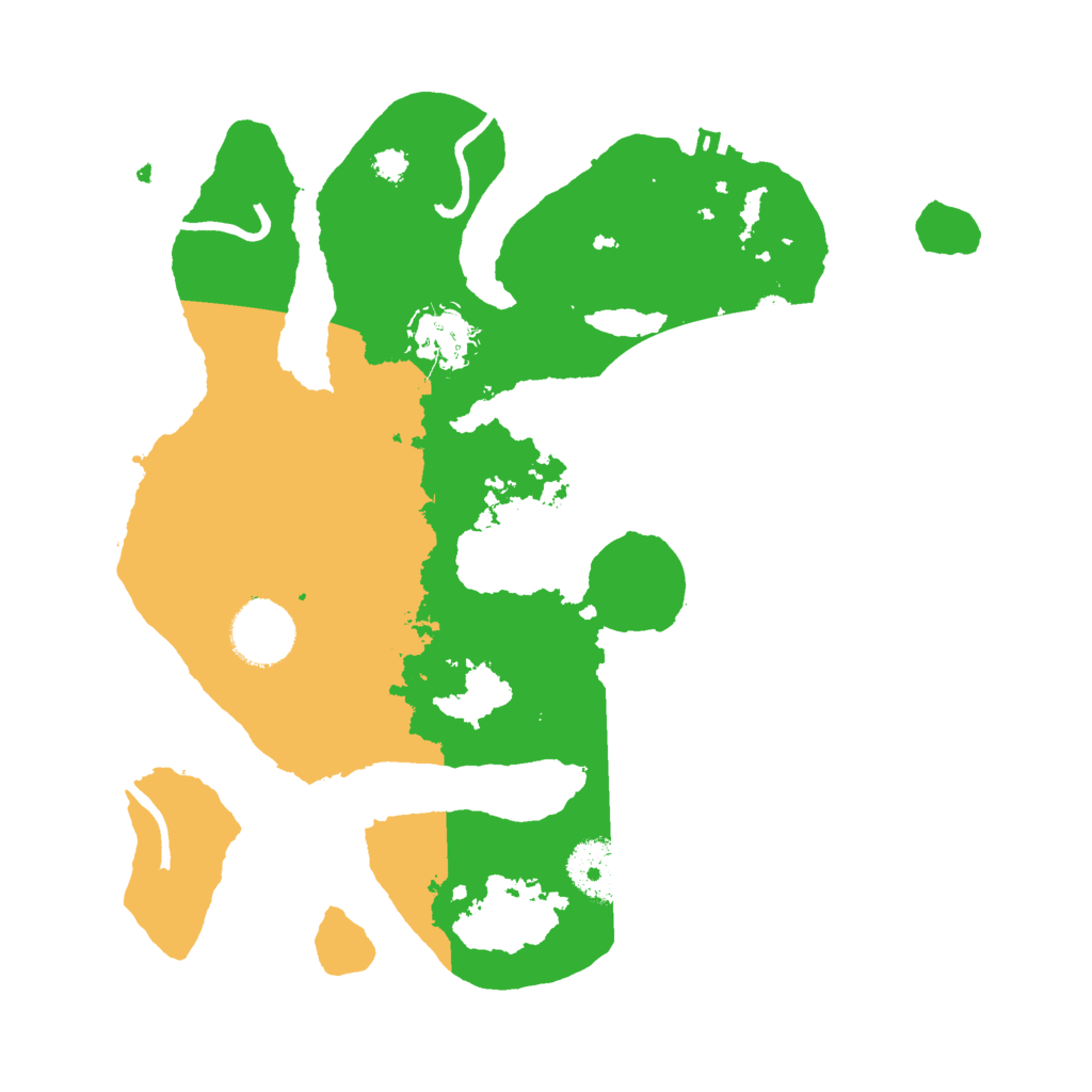 Biome Rust Map: Procedural Map, Size: 3000, Seed: 118709135