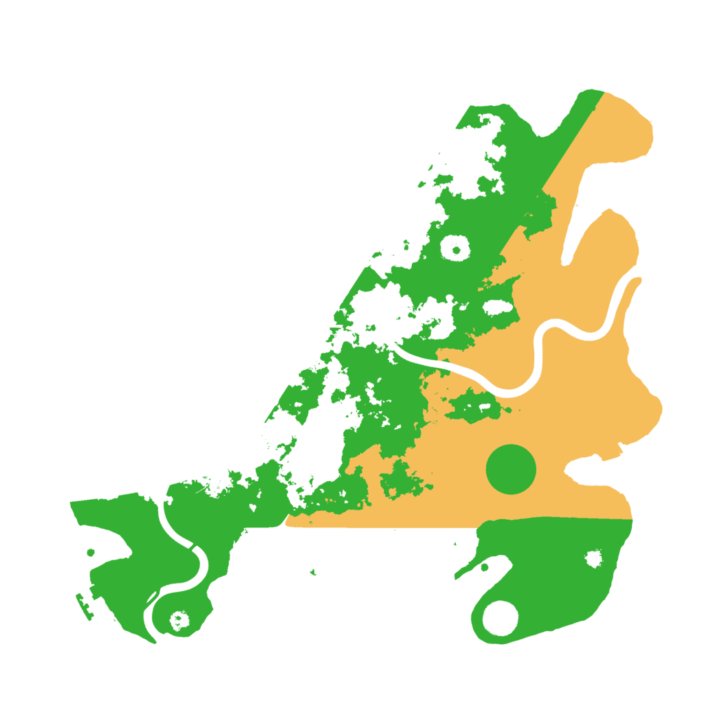 Biome Rust Map: Procedural Map, Size: 3700, Seed: 124107974