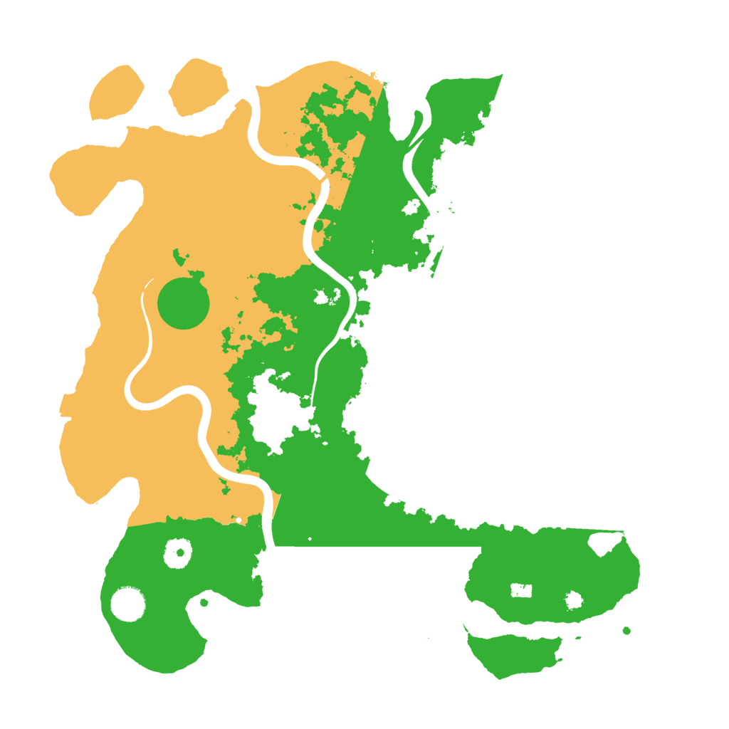 Biome Rust Map: Procedural Map, Size: 3700, Seed: 1942271481
