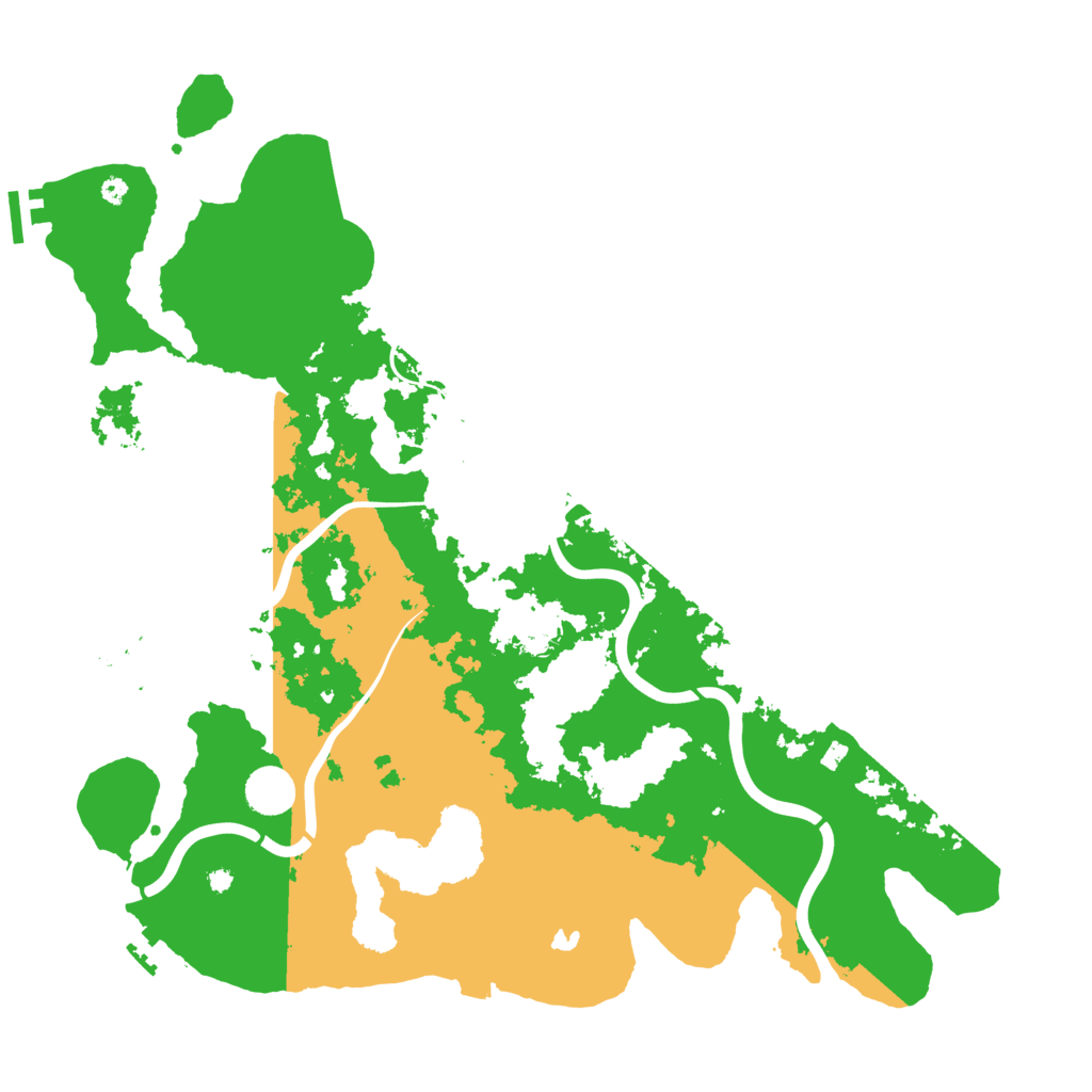 Biome Rust Map: Procedural Map, Size: 4200, Seed: 1655230770