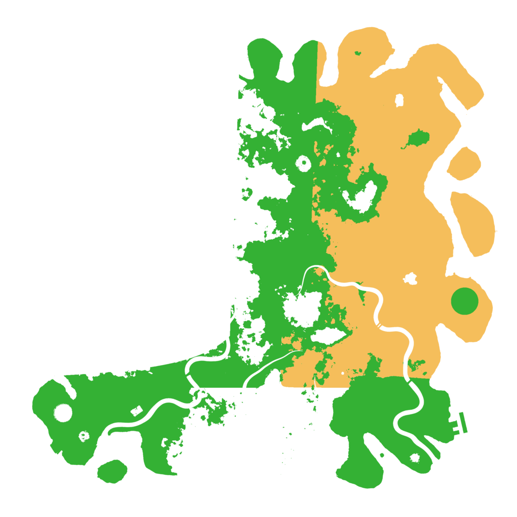 Biome Rust Map: Procedural Map, Size: 5000, Seed: 2935558