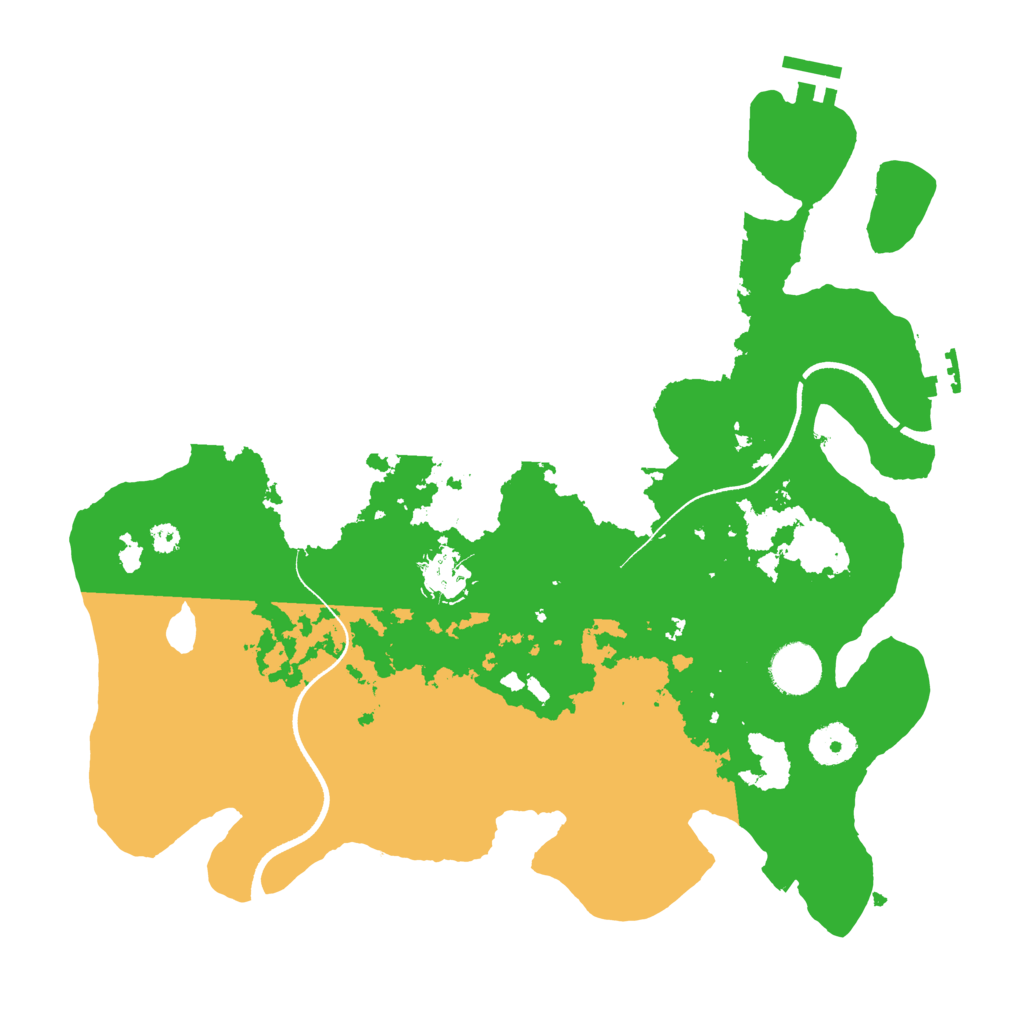 Biome Rust Map: Procedural Map, Size: 3500, Seed: 839183956