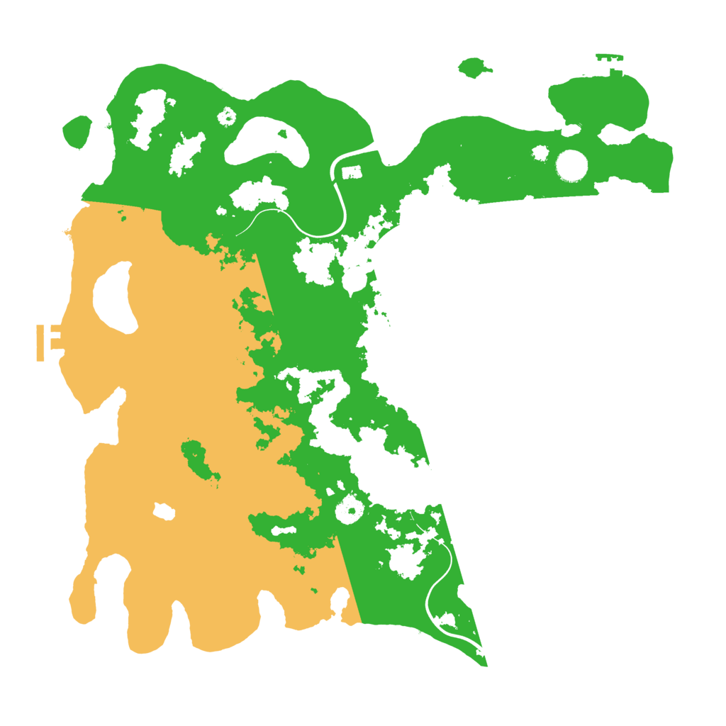 Biome Rust Map: Procedural Map, Size: 4000, Seed: 1068481172