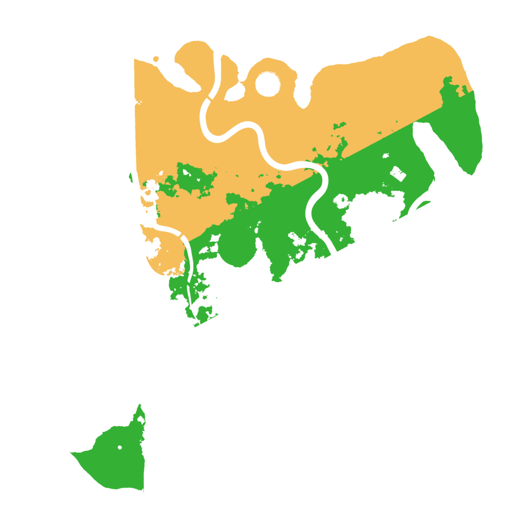 Biome Rust Map: Procedural Map, Size: 3700, Seed: 2094952134