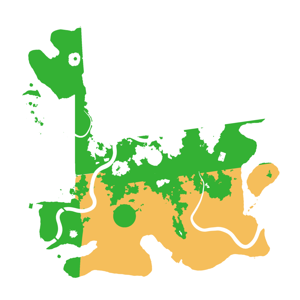 Biome Rust Map: Procedural Map, Size: 3500, Seed: 572971940