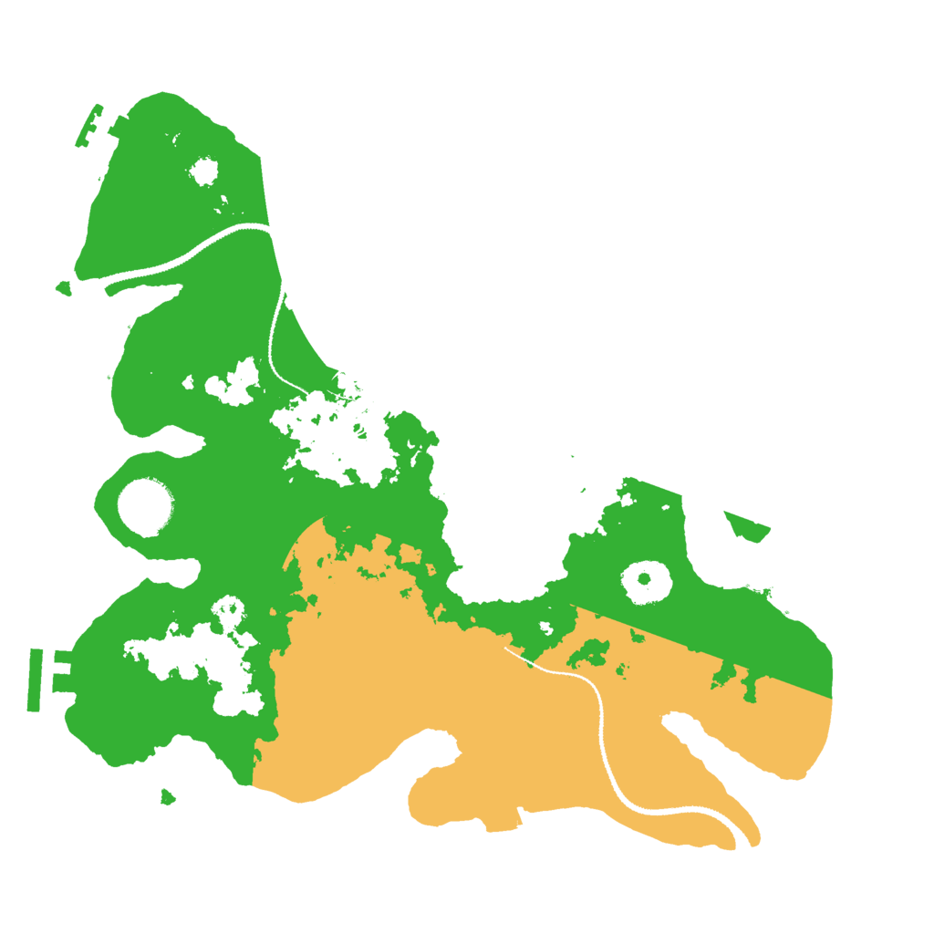 Biome Rust Map: Procedural Map, Size: 3000, Seed: 15678