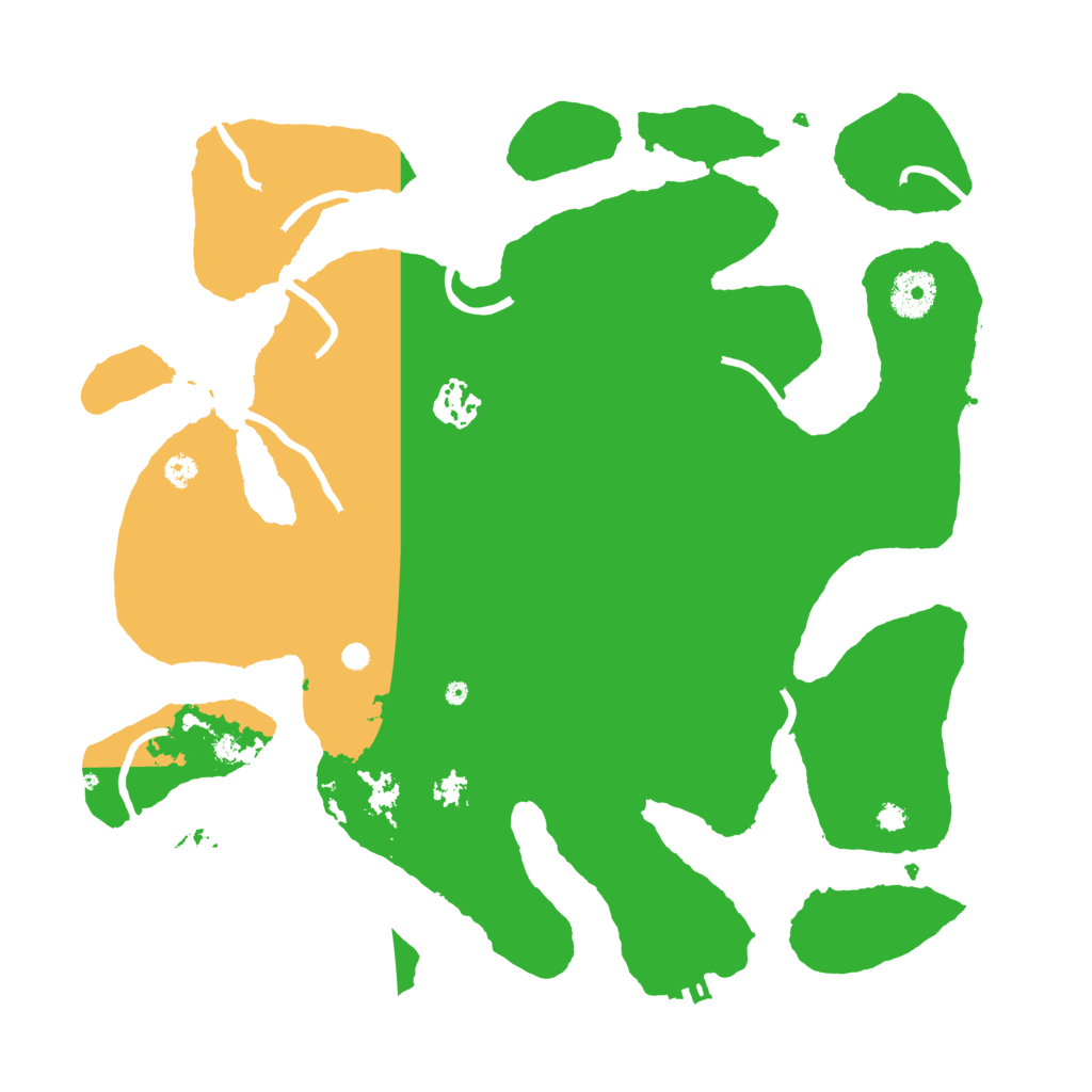 Biome Rust Map: Procedural Map, Size: 3500, Seed: 5428964