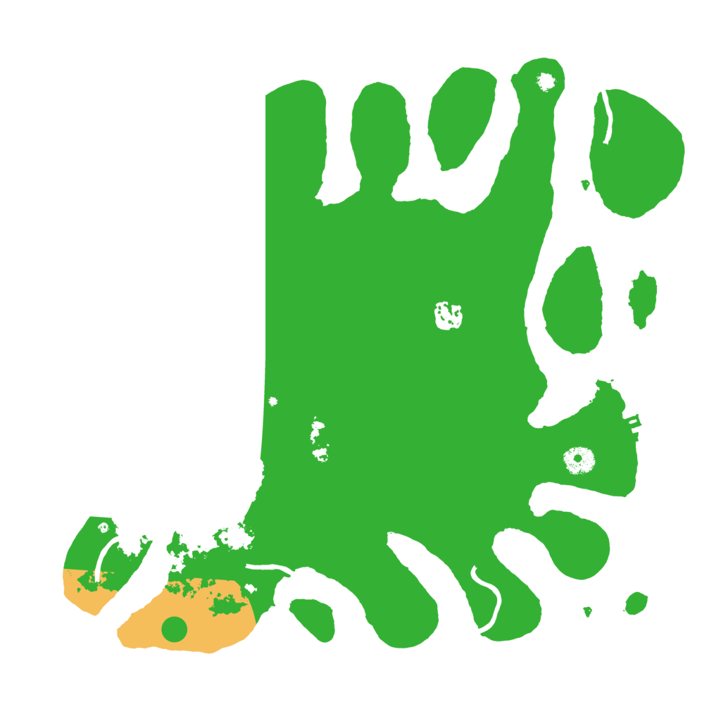 Biome Rust Map: Procedural Map, Size: 3700, Seed: 92183129