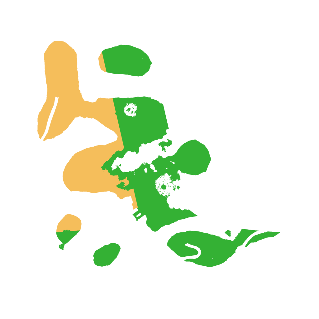 Biome Rust Map: Procedural Map, Size: 2500, Seed: 474286444