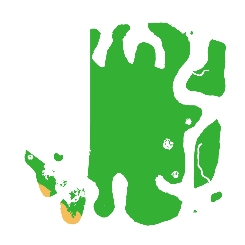 Biome Rust Map: Procedural Map, Size: 3500, Seed: 1322188475