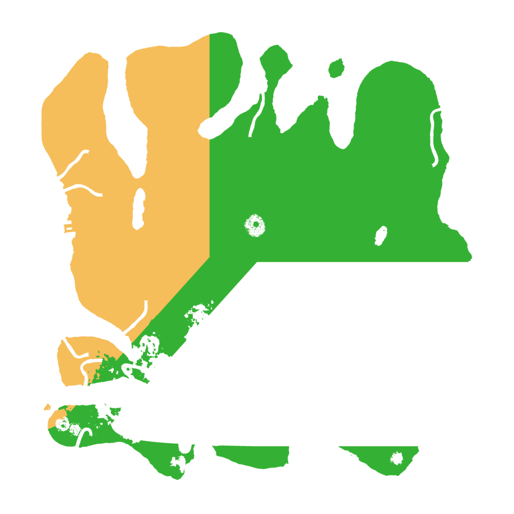 Biome Rust Map: Procedural Map, Size: 3700, Seed: 1154645904