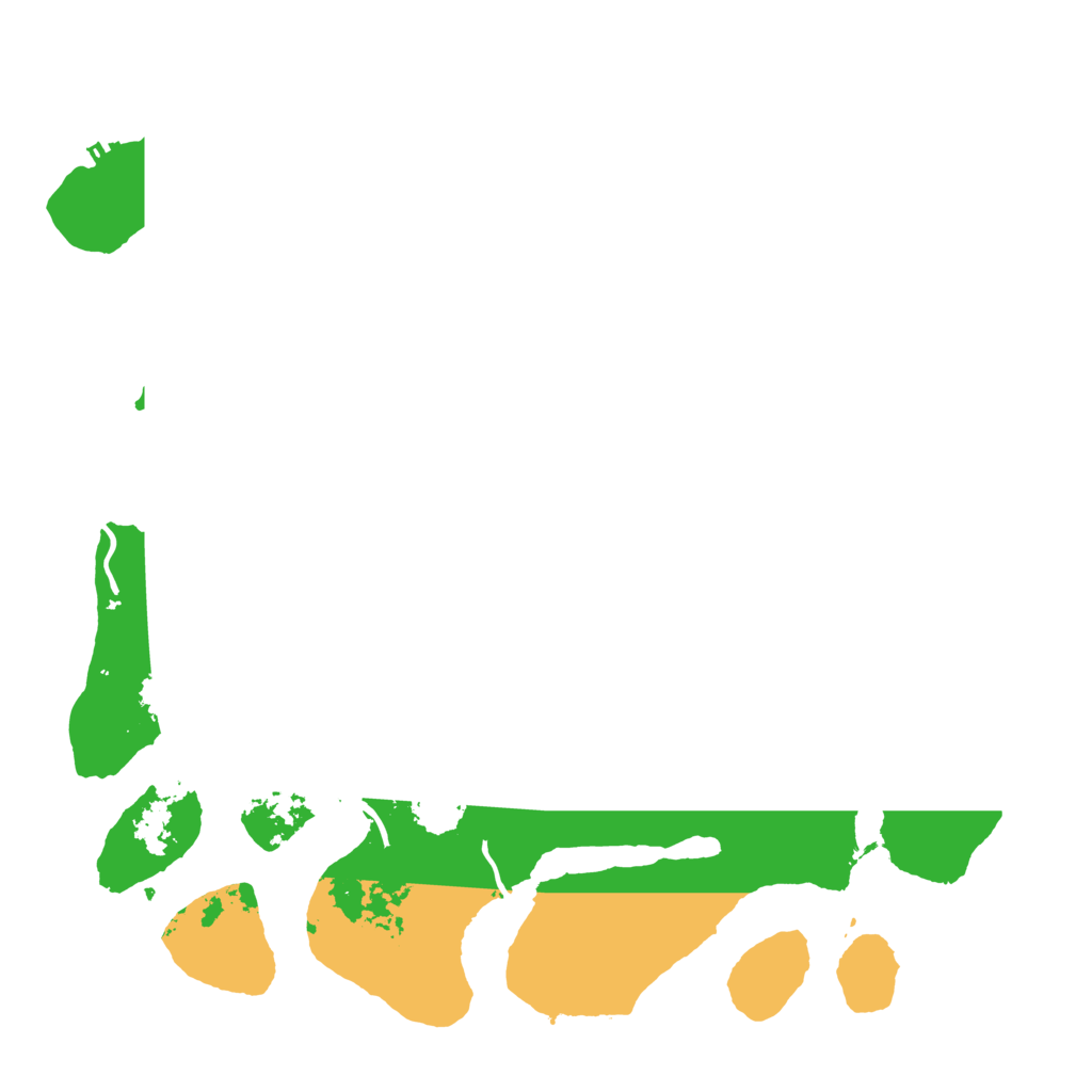 Biome Rust Map: Procedural Map, Size: 4500, Seed: 1583596902