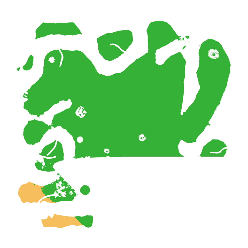 Biome Rust Map: Procedural Map, Size: 3500, Seed: 86954863