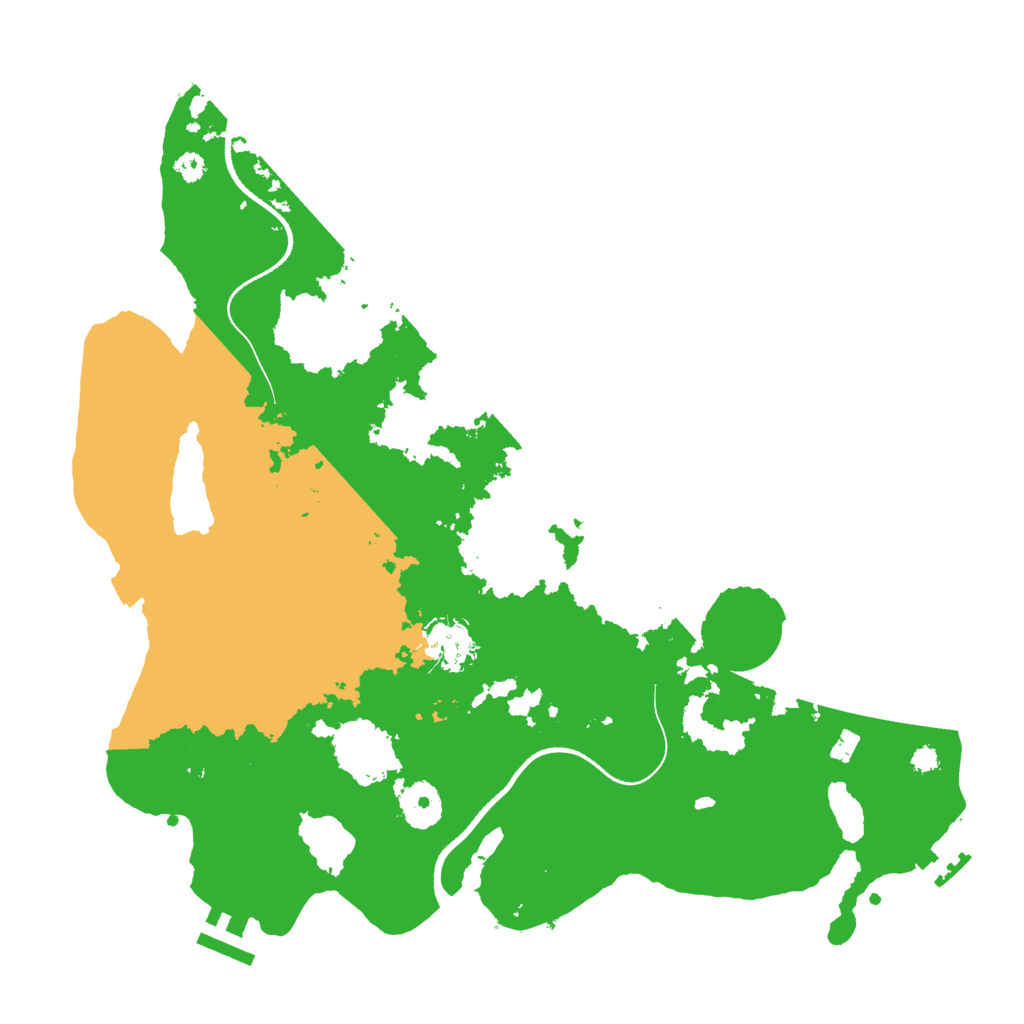 Biome Rust Map: Procedural Map, Size: 3500, Seed: 1131468014