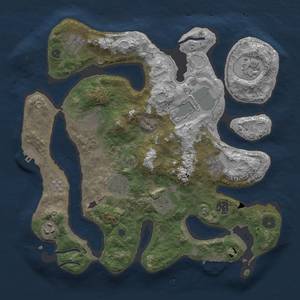 Thumbnail Rust Map: Procedural Map, Size: 3500, Seed: 1131468014, 21 Monuments