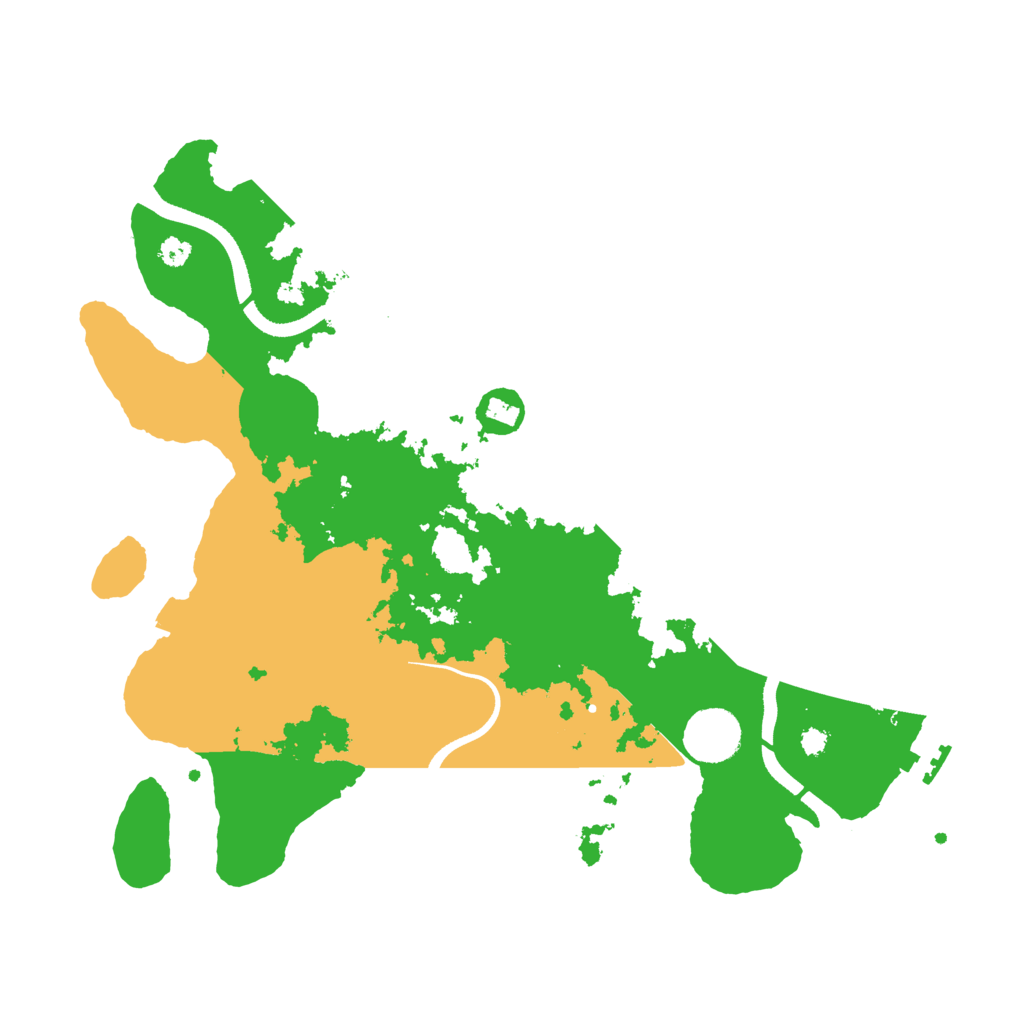 Biome Rust Map: Procedural Map, Size: 3500, Seed: 1400934783