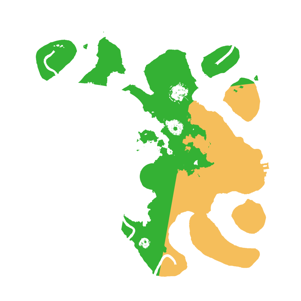 Biome Rust Map: Procedural Map, Size: 3000, Seed: 1350589668