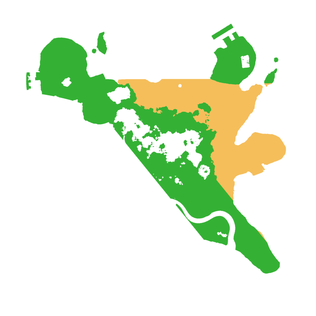 Biome Rust Map: Procedural Map, Size: 2750, Seed: 54321