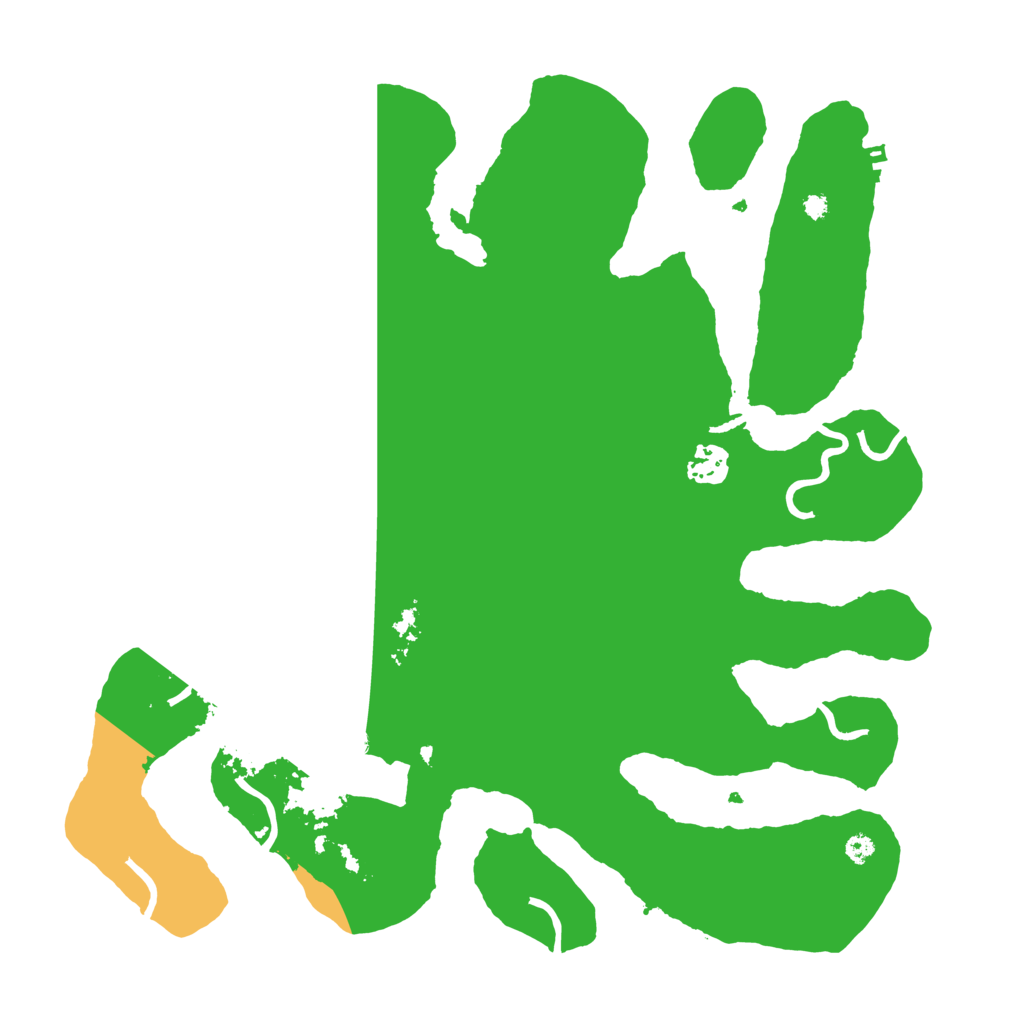 Biome Rust Map: Procedural Map, Size: 3700, Seed: 283485626