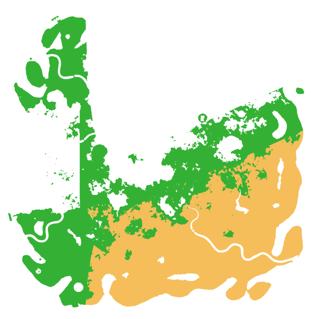 Biome Rust Map: Procedural Map, Size: 6000, Seed: 3333333