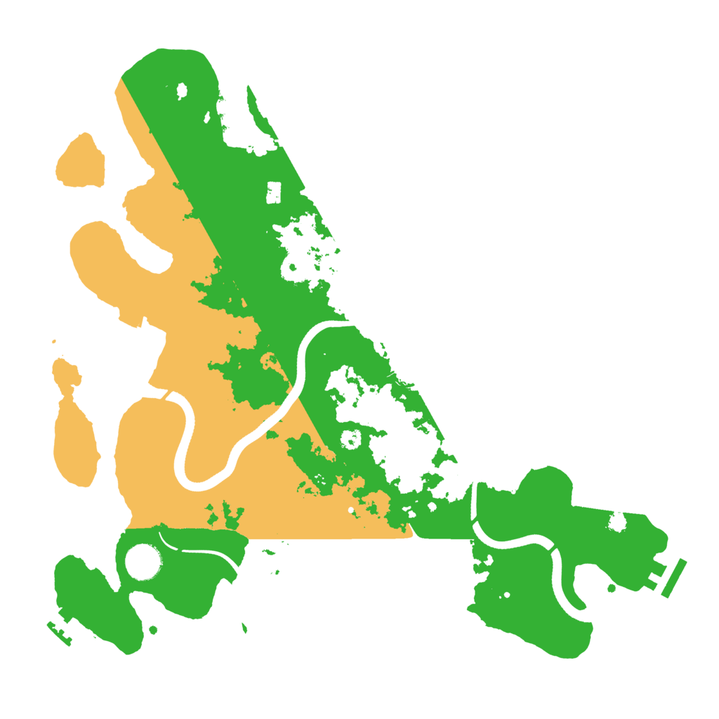 Biome Rust Map: Procedural Map, Size: 3500, Seed: 2109829256