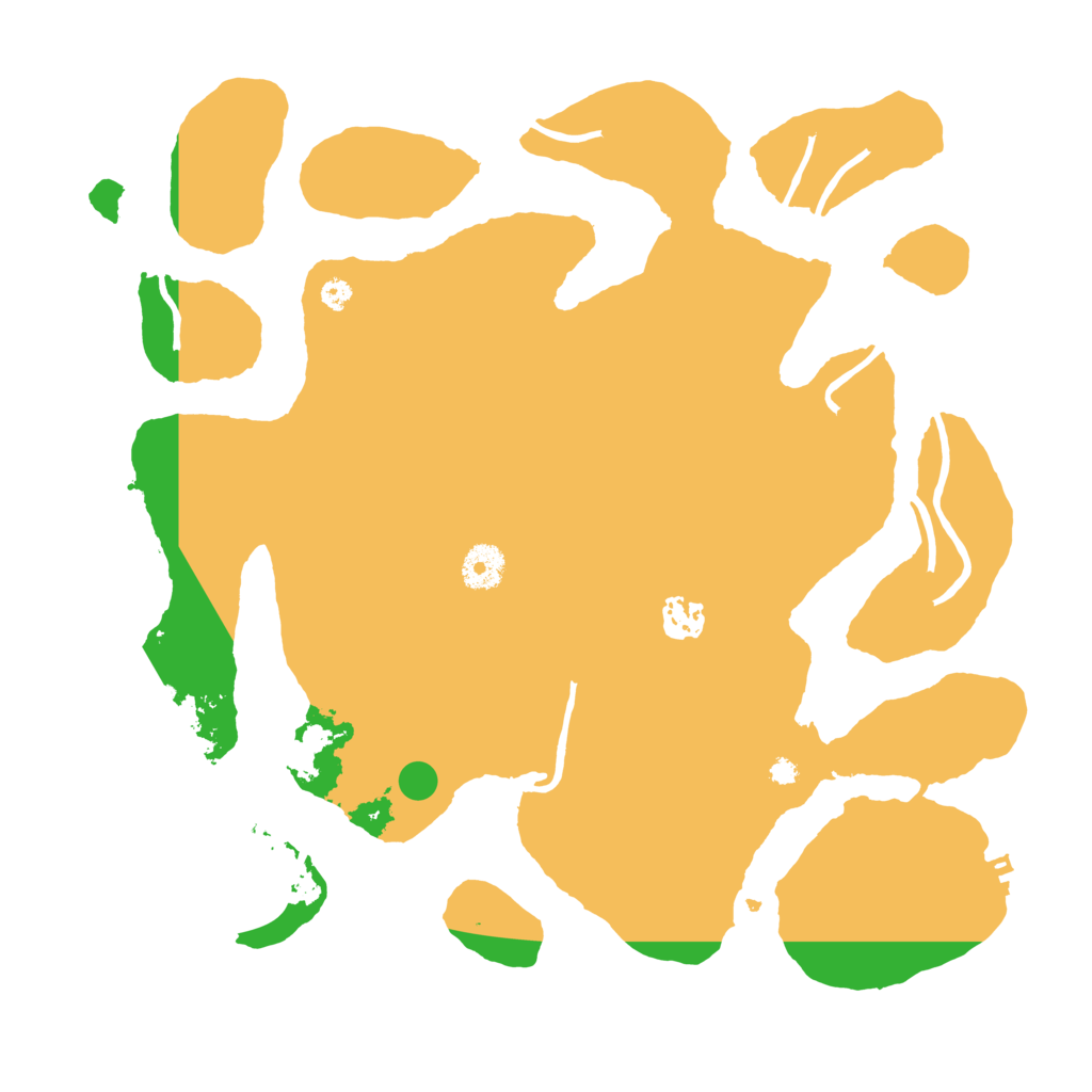 Biome Rust Map: Procedural Map, Size: 3700, Seed: 13649937