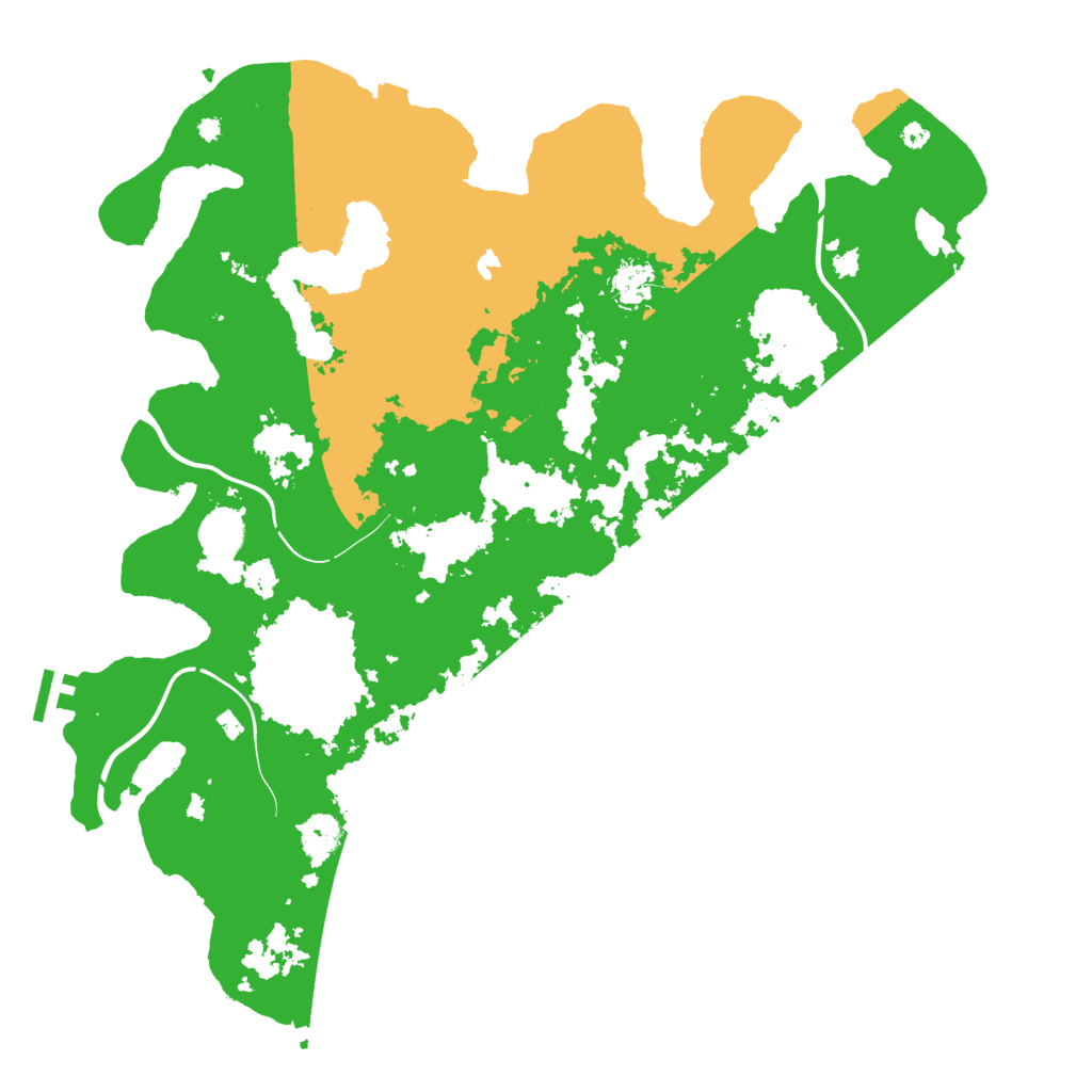 Biome Rust Map: Procedural Map, Size: 4200, Seed: 13
