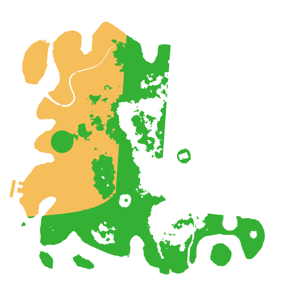 Biome Rust Map: Procedural Map, Size: 3500, Seed: 18459494