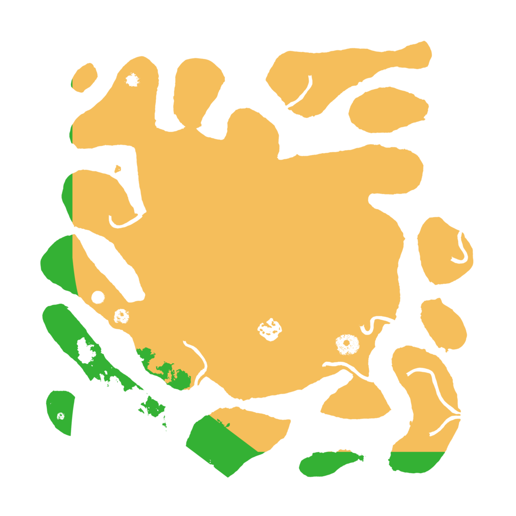 Biome Rust Map: Procedural Map, Size: 3500, Seed: 12384455