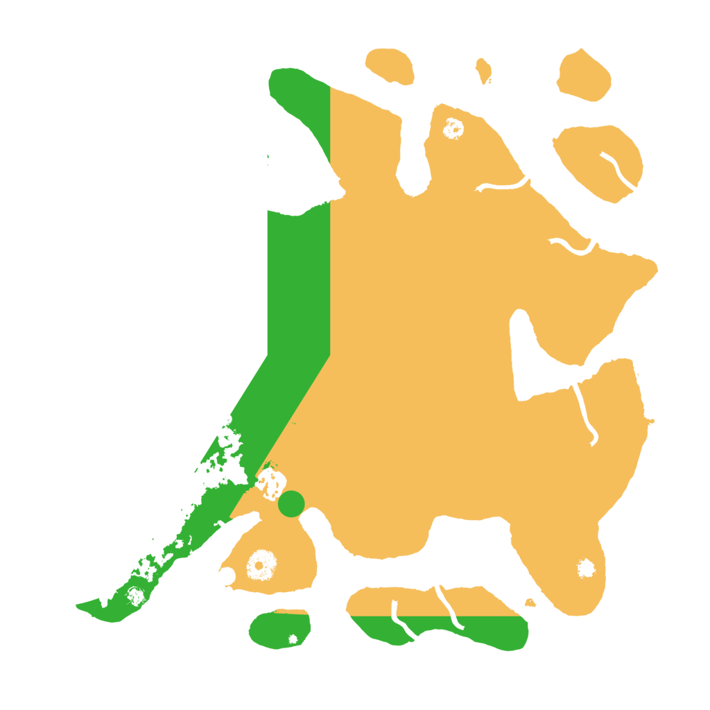 Biome Rust Map: Procedural Map, Size: 3500, Seed: 842148154