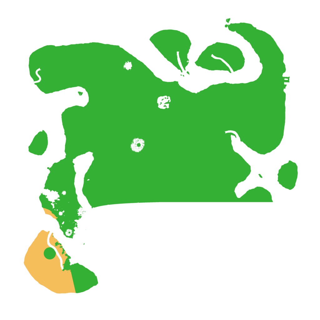 Biome Rust Map: Procedural Map, Size: 3500, Seed: 1563192610