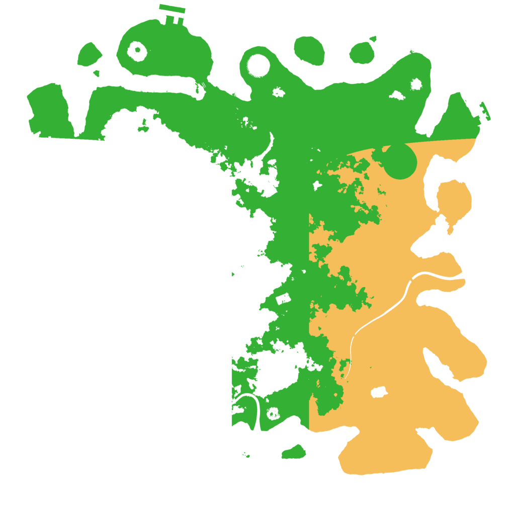 Biome Rust Map: Procedural Map, Size: 4000, Seed: 514682