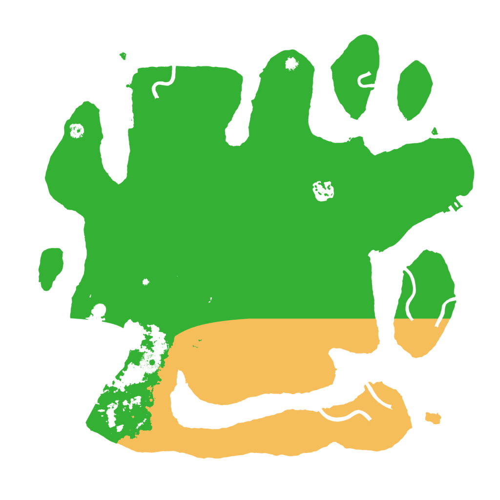 Biome Rust Map: Procedural Map, Size: 3500, Seed: 5034739