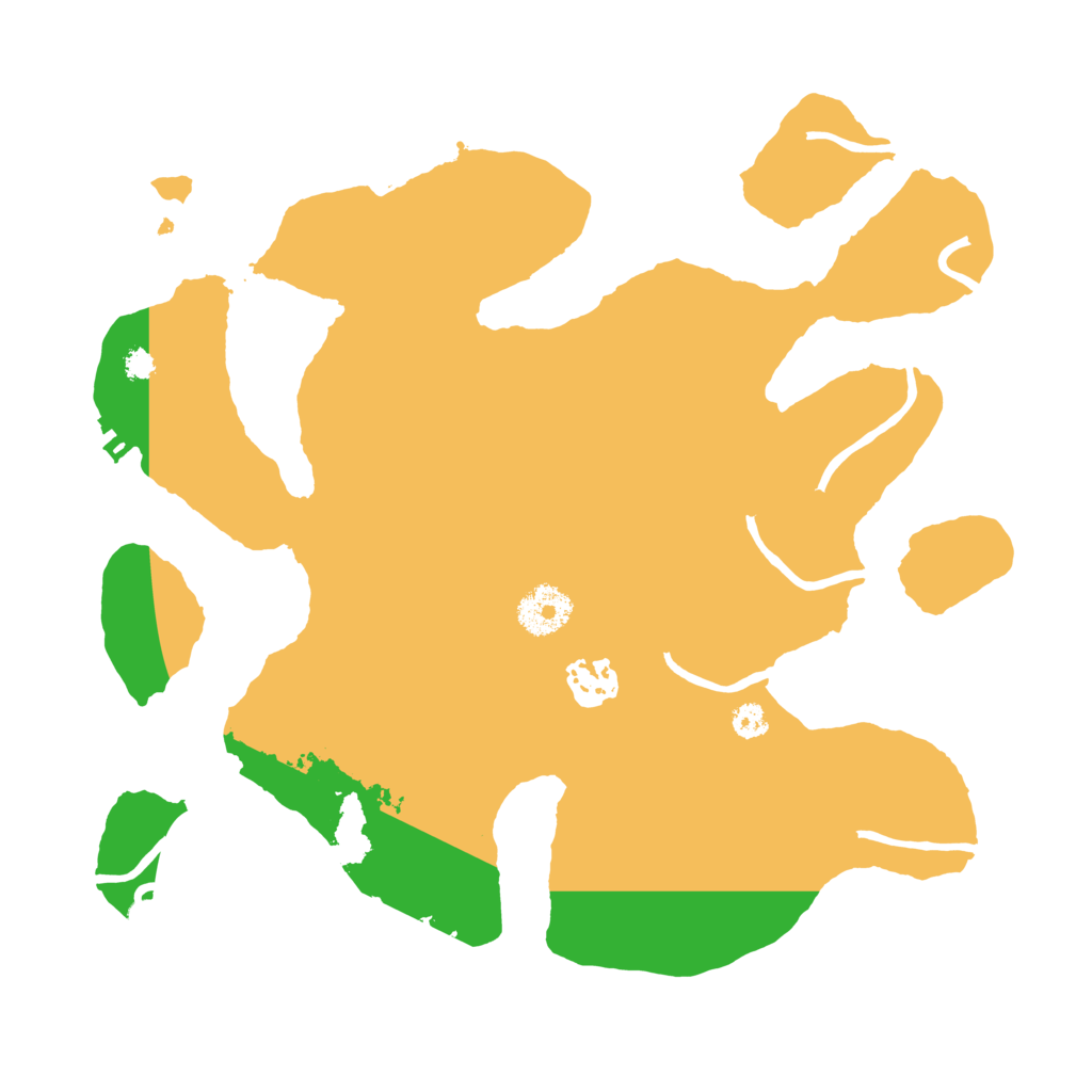 Biome Rust Map: Procedural Map, Size: 3200, Seed: 20210819