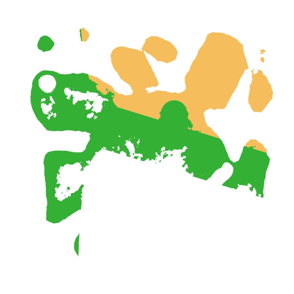 Biome Rust Map: Barren, Size: 3000, Seed: 343536