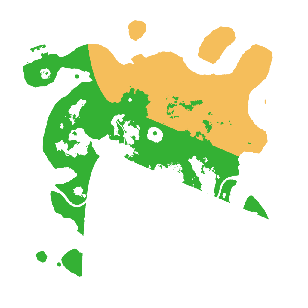 Biome Rust Map: Procedural Map, Size: 3000, Seed: 1027034088